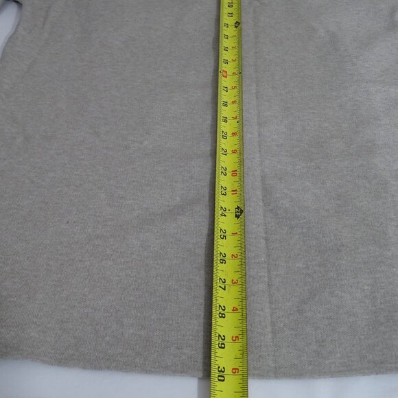 Pink Lily Turtleneck Oversized Knit Sweater Dress Women Size M Gray Dolman Slv - Picture 9 of 11